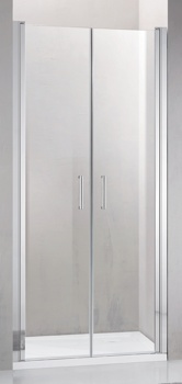 Душевая дверь в нишу Adema NAP Duo-100 см, прозрачная - фото